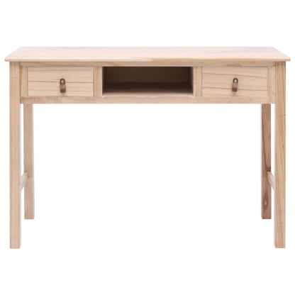 Scrivania Naturale 110x45x76 cm in Legno | homemem39