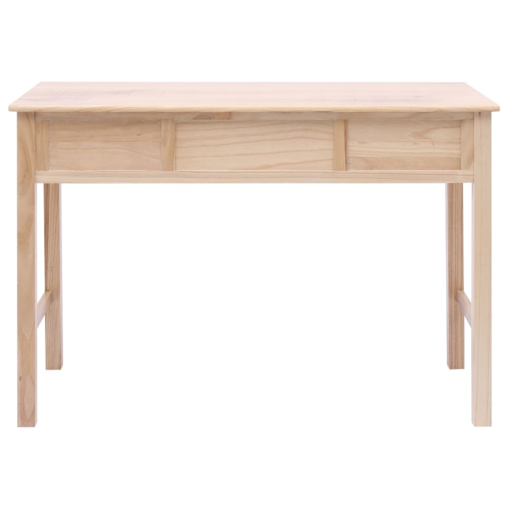 Scrivania Naturale 110x45x76 cm in Legno