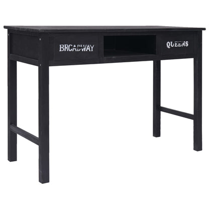 Tavolo Consolle Nero 110x45x76 cm in Legno | homemem39