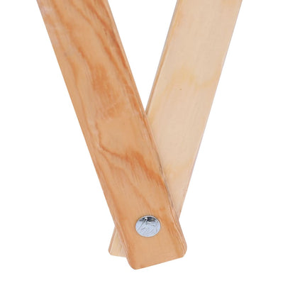 Cesto della Biancheria Pieghevole Grigio Legno e Tessuto | homemem39