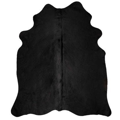 Tappeto in Vera Pelle Bovina Nero 150x170 cm - homemem39