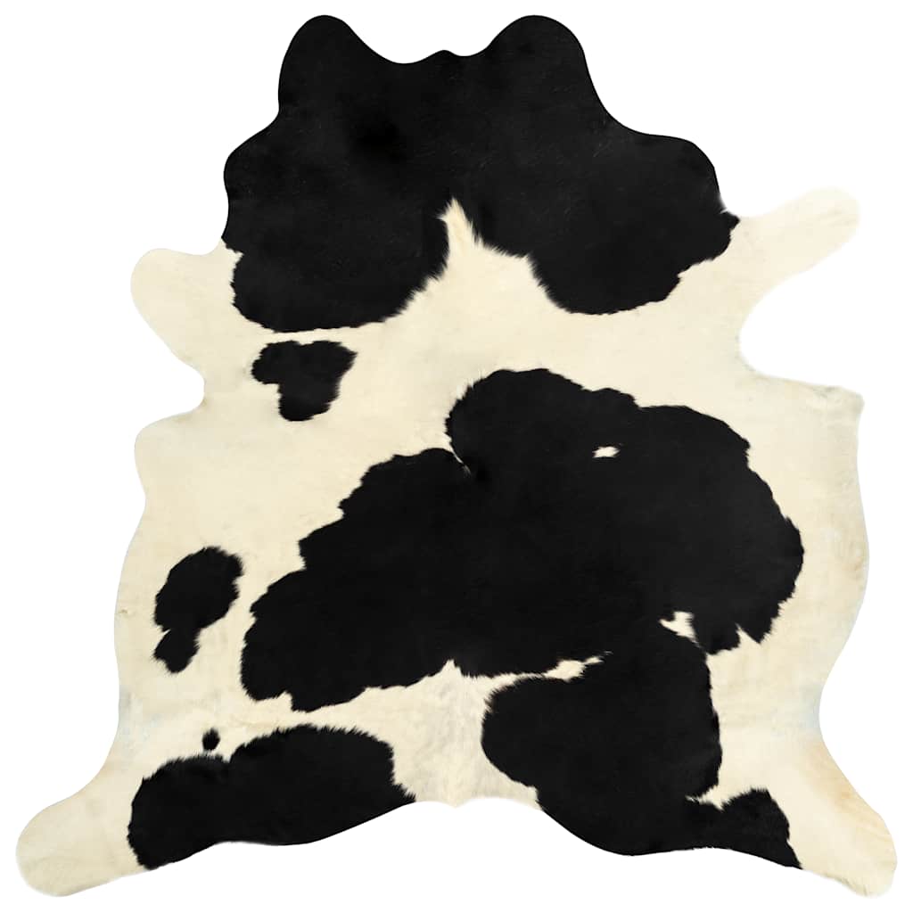 Tappeto in Vera Pelle Bovina Bianco e Nero 150x170 cm | homemem39
