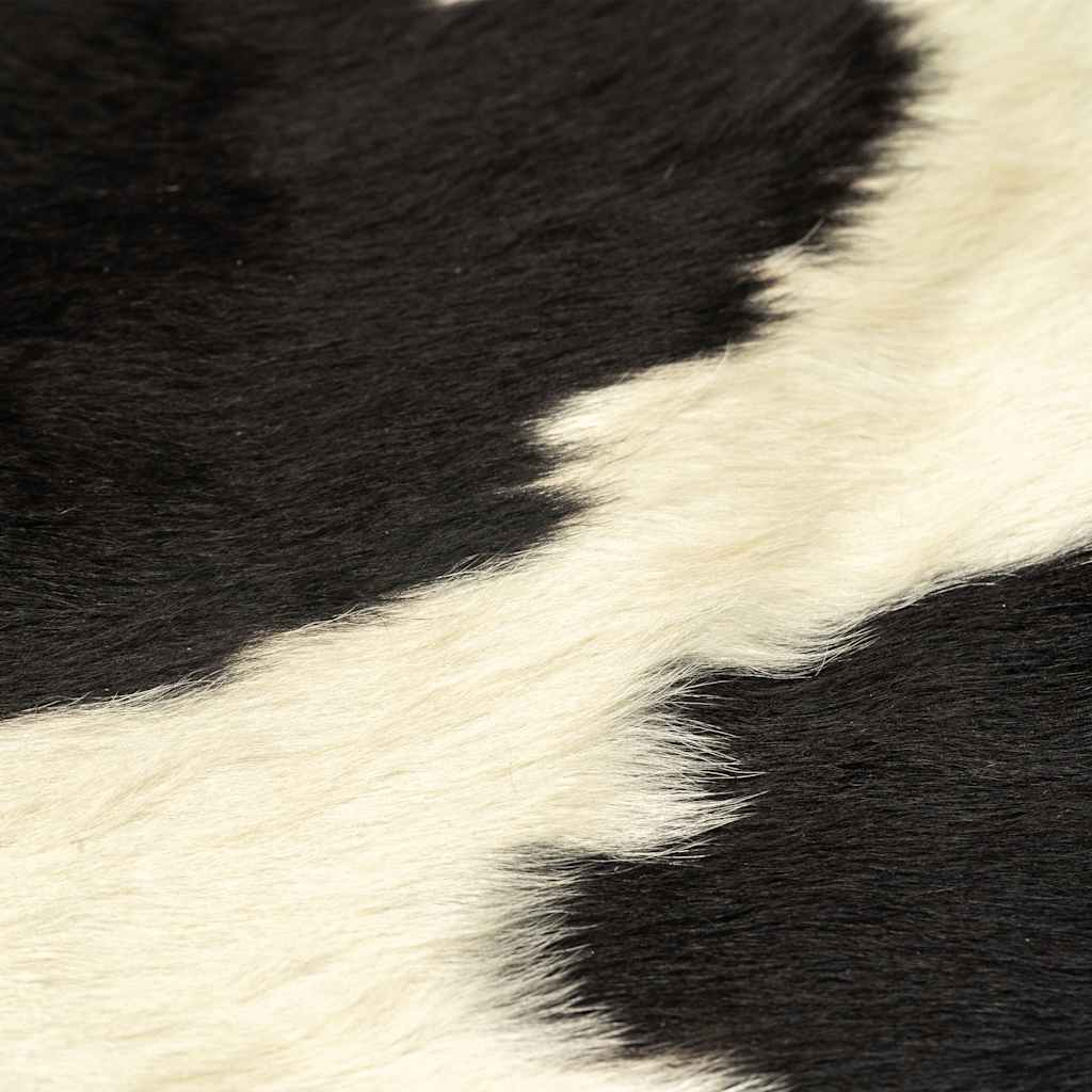Tappeto in Vera Pelle Bovina Bianco e Nero 150x170 cm | homemem39