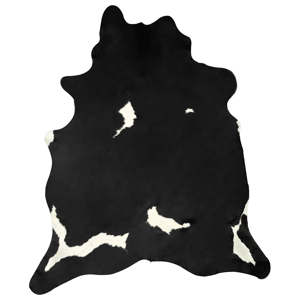 Tappeto in Vera Pelle Bovina Bianco e Nero 150x170 cm | homemem39