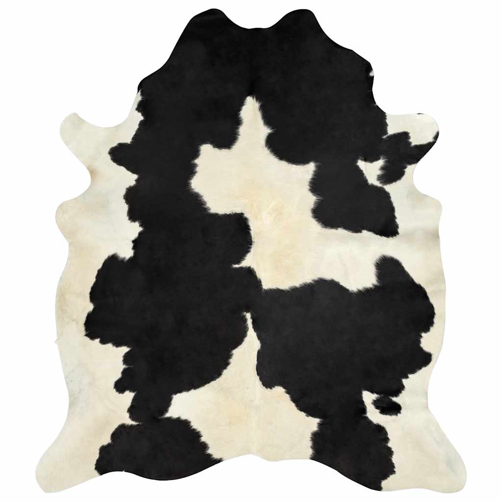 Tappeto in Vera Pelle Bovina Bianco e Nero 150x170 cm | homemem39