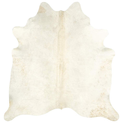 Tappeto in Vera Pelle Bovina 150x170 cm Beige