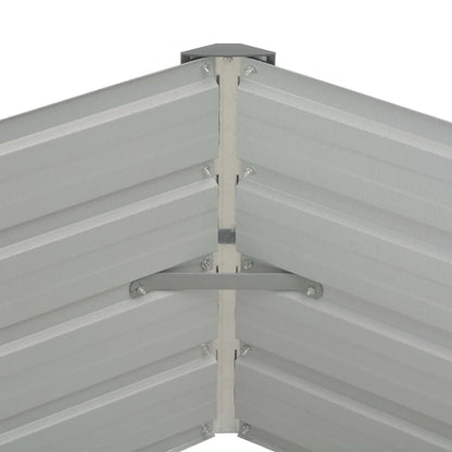 Fioriera Antracite 129x129x45 cm in Acciaio Zincato | homemem39