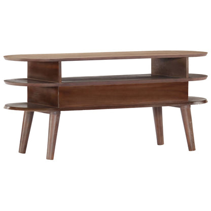 Mobile Porta TV 110x35x50cm in Legno Massello di Acacia