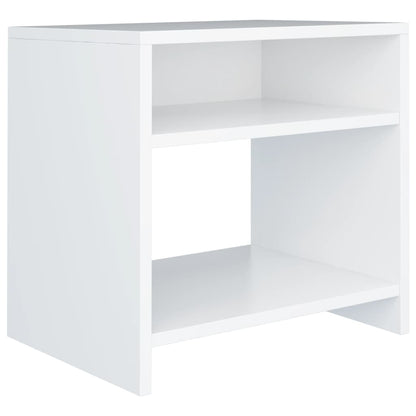 Comodino Bianco 40x30x40 cm Legno Ingegnerizzato - homemem39