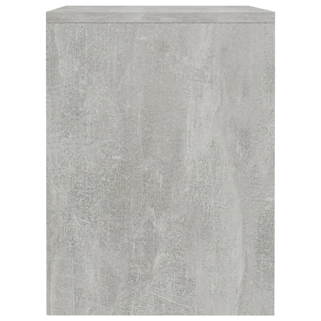 Comodini 2 pz Grigio Cemento 40x30x40 cm in Legno Multistrato - homemem39