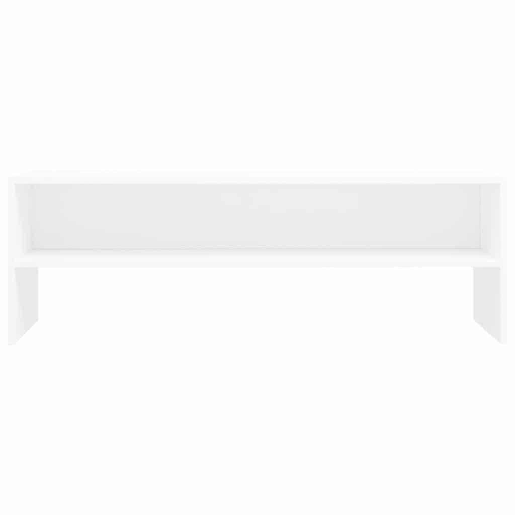Mobile Porta TV Bianco 120x40x40 cm in Legno Multistrato