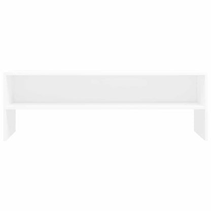 Mobile Porta TV Bianco 120x40x40 cm in Legno Multistrato