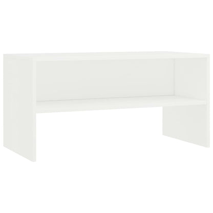 Mobile Porta TV Bianco 80x40x40 cm in Legno Multistrato