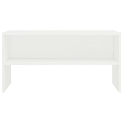 Mobile Porta TV Bianco 80x40x40 cm in Legno Multistrato