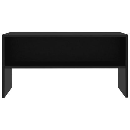 Mobile Porta TV Nero 80x40x40 cm in Legno Multistrato