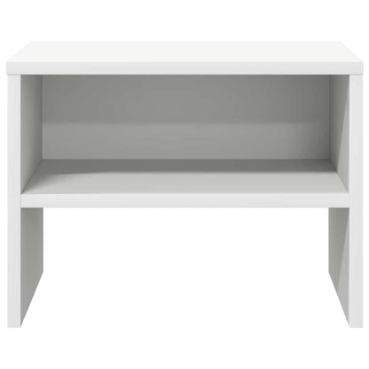 Comodino Bianco 40x30x30 cm Legno Ingegnerizzato - homemem39