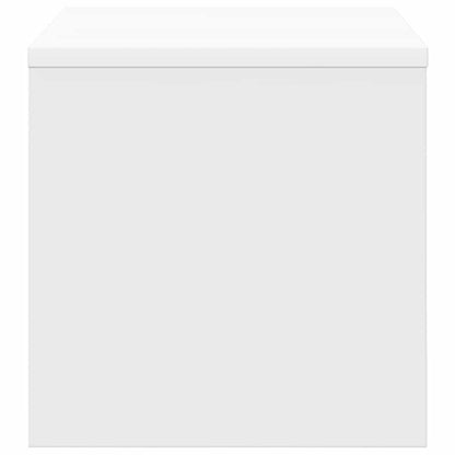 Comodino Bianco 40x30x30 cm Legno Ingegnerizzato - homemem39