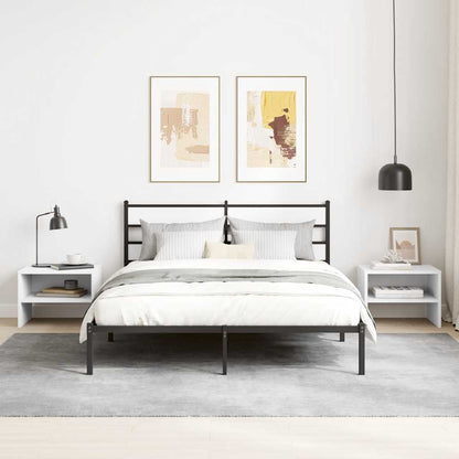 Comodini Bianchi 2 pz 40x30x30 cm Legno Ingegnerizzato - homemem39