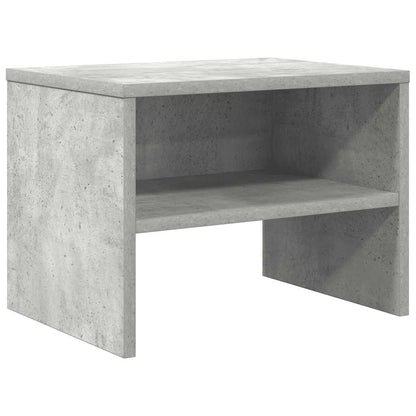 Comodino Grigio Cemento 40x30x30 cm in Legno Multistrato - homemem39