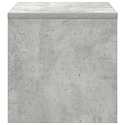 Comodino Grigio Cemento 40x30x30 cm in Legno Multistrato - homemem39