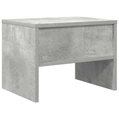 Comodino Grigio Cemento 40x30x30 cm in Legno Multistrato - homemem39