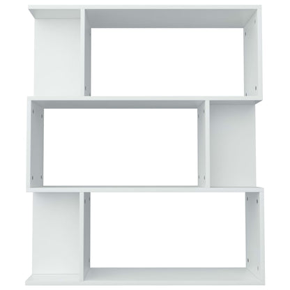 Libreria/Divisorio Bianco 80x24x96 cm in Legno Ingegnerizzato | homemem39