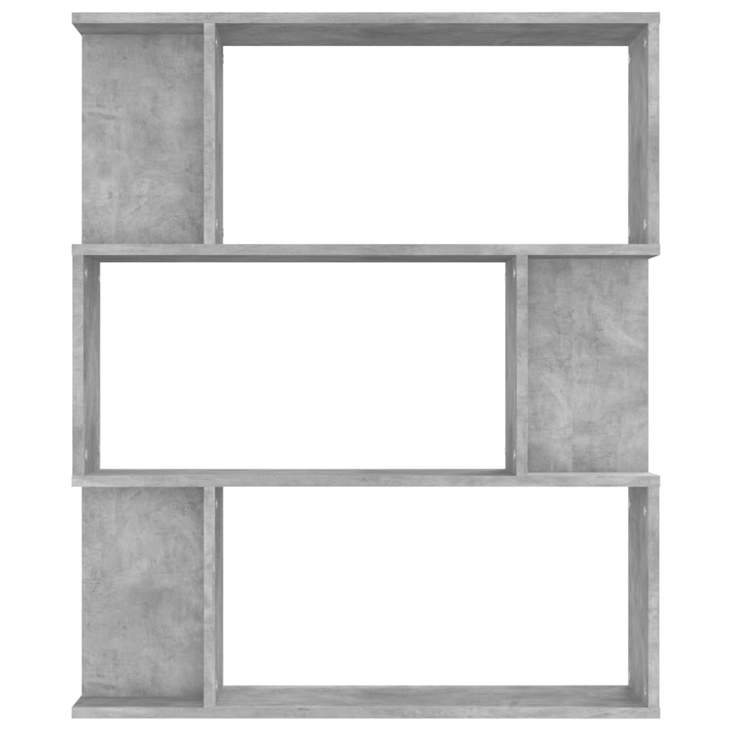 Libreria/Divisorio Grigio Cemento 80x24x96 cm Legno Ingegnerizzato | homemem39