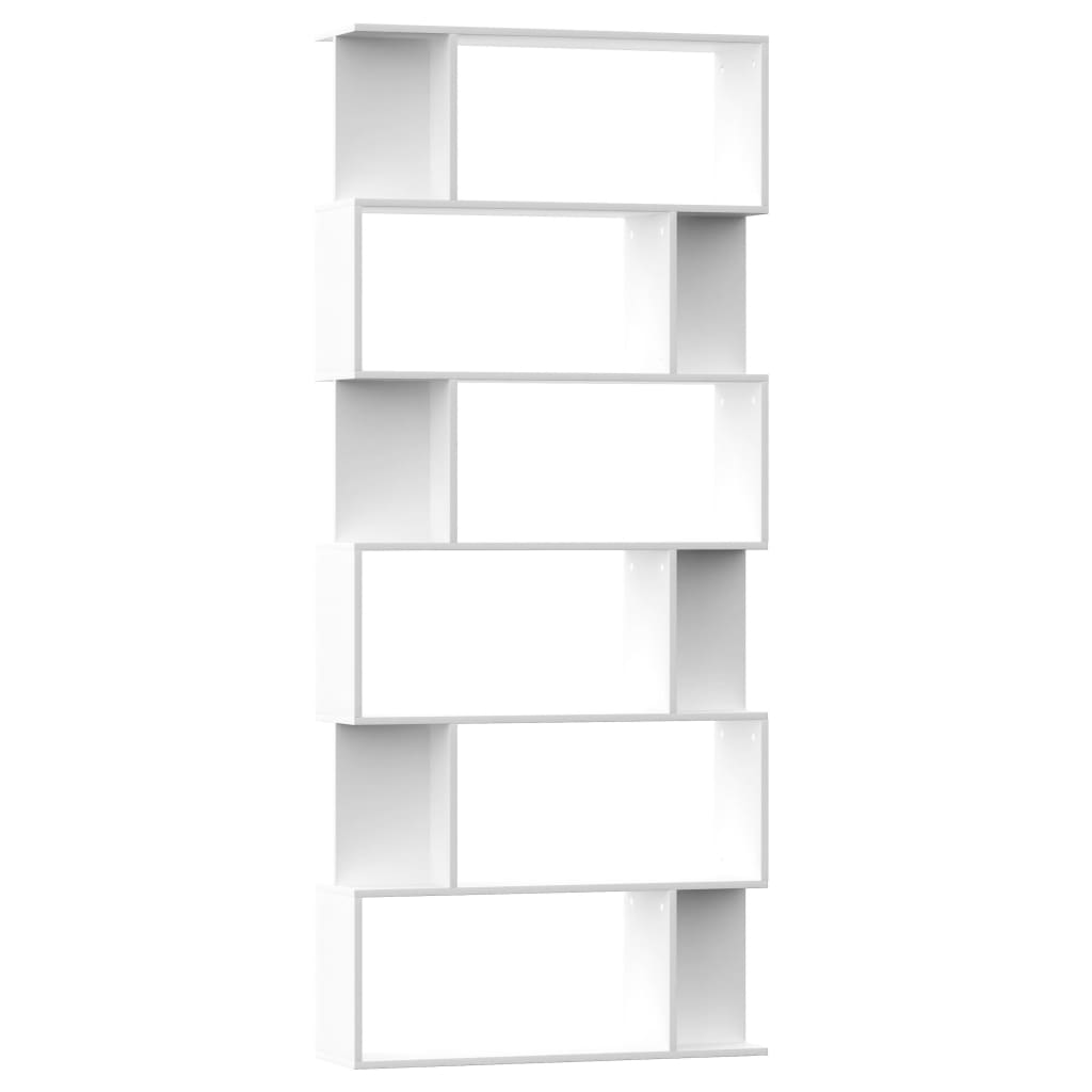 Libreria/Divisorio Bianco 80x24x192 cm in Legno Ingegnerizzato | homemem39