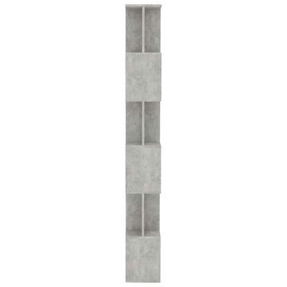 Libreria/Divisorio Grigio Cemento 80x24x192cm Legno Ingegnerizzato