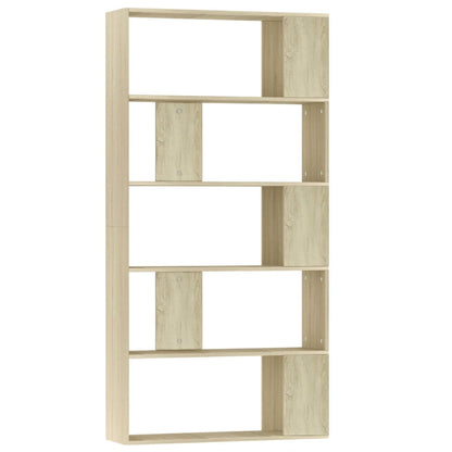 Libreria/Divisorio Rovere Sonoma 80x24x159 cm Legno Ingegnerizzato | homemem39