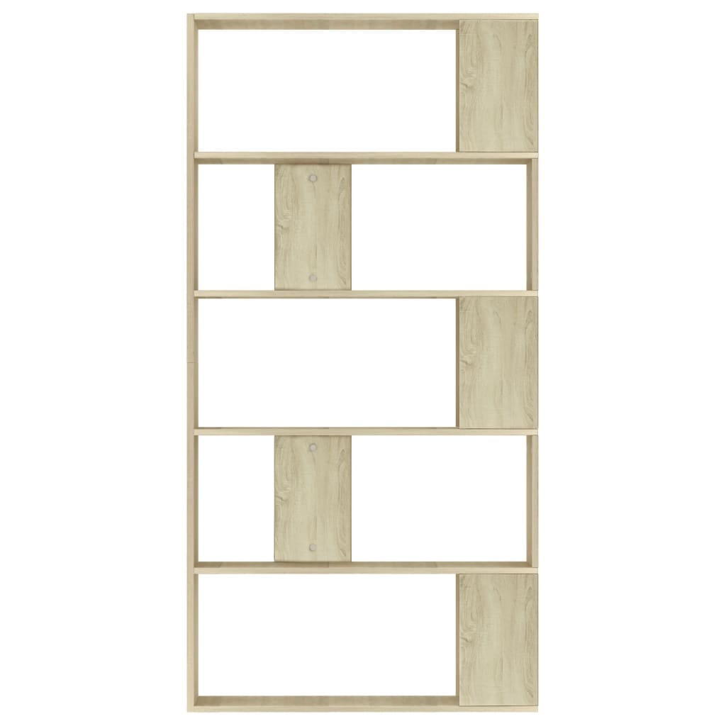 Libreria/Divisorio Rovere Sonoma 80x24x159 cm Legno Ingegnerizzato | homemem39