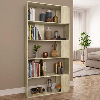 Libreria/Divisorio Rovere Sonoma 80x24x159 cm Legno Ingegnerizzato | homemem39