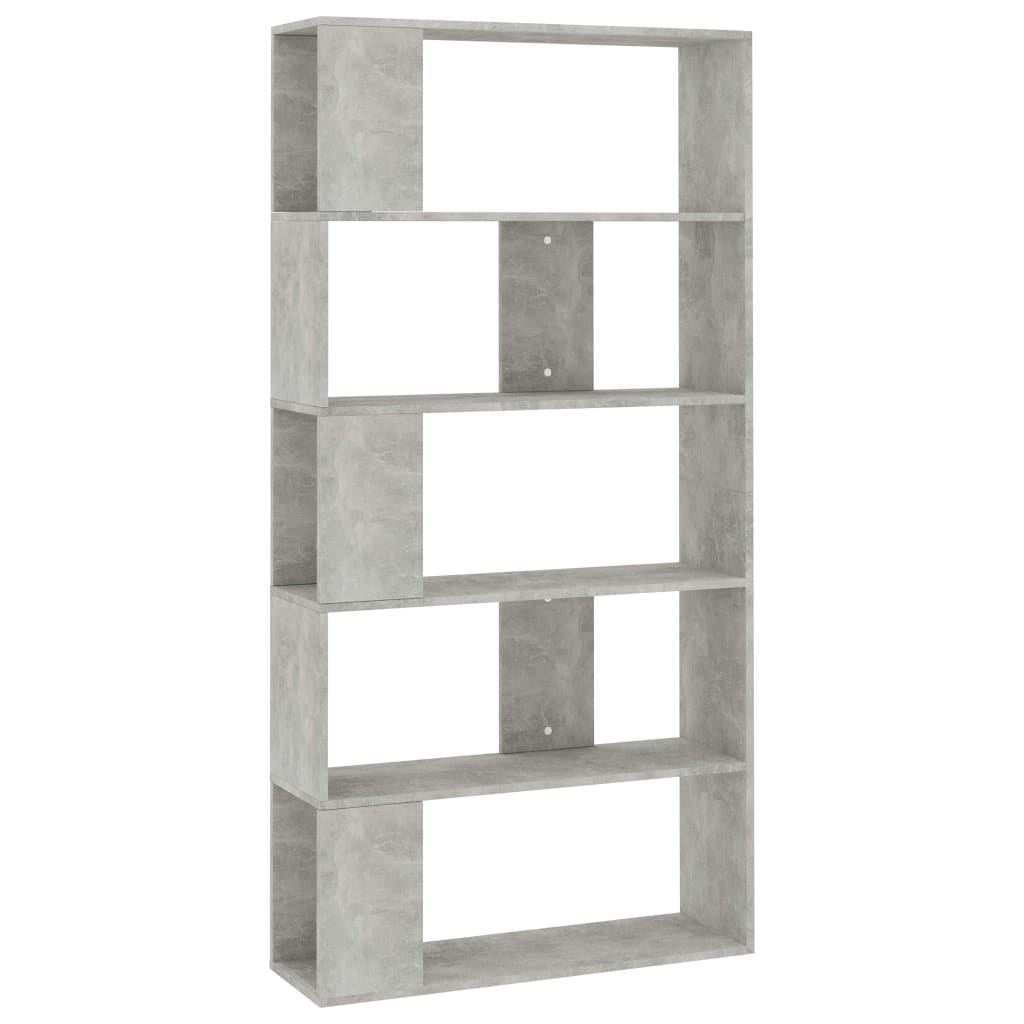 Libreria/Divisorio Grigio Cemento 80x24x159cm Legno Ingegnerizzato | homemem39