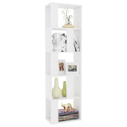 Libreria/Divisorio Bianco 45x24x159 cm in Legno Multistrato | homemem39