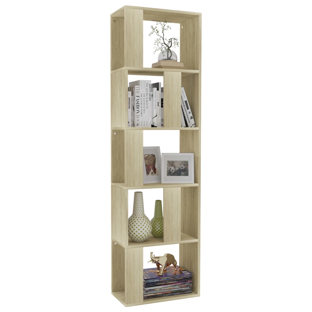 Libreria/Divisorio Rovere Sonoma 45x24x159 cm Legno Multistrato | homemem39