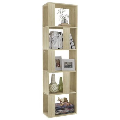 Libreria/Divisorio Rovere Sonoma 45x24x159 cm Legno Multistrato | homemem39