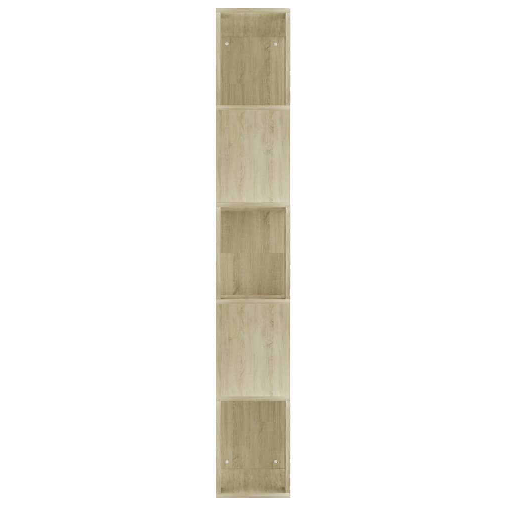 Libreria/Divisorio Rovere Sonoma 45x24x159 cm Legno Multistrato | homemem39