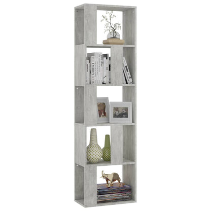 Libreria/Divisorio Grigio Cemento 45x24x159cm Legno Multistrato | homemem39