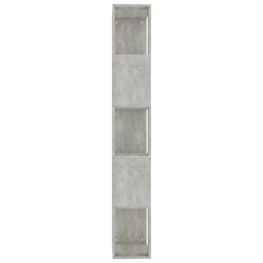 Libreria/Divisorio Grigio Cemento 45x24x159cm Legno Multistrato | homemem39
