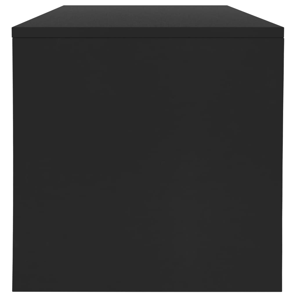 Tavolino da Salotto Nero 100x40x40 cm in Legno Multistrato | homemem39