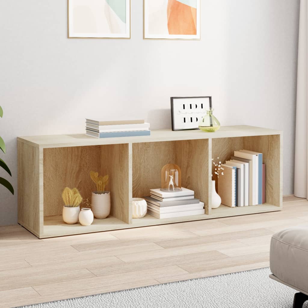 Libreria/Mobile TV Rovere Sonoma 36x30x114 cm Legno Multistrato