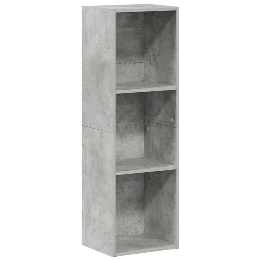 Libreria/Mobile TV Grigio Cemento 36x30x114cm Legno Multistrato | homemem39