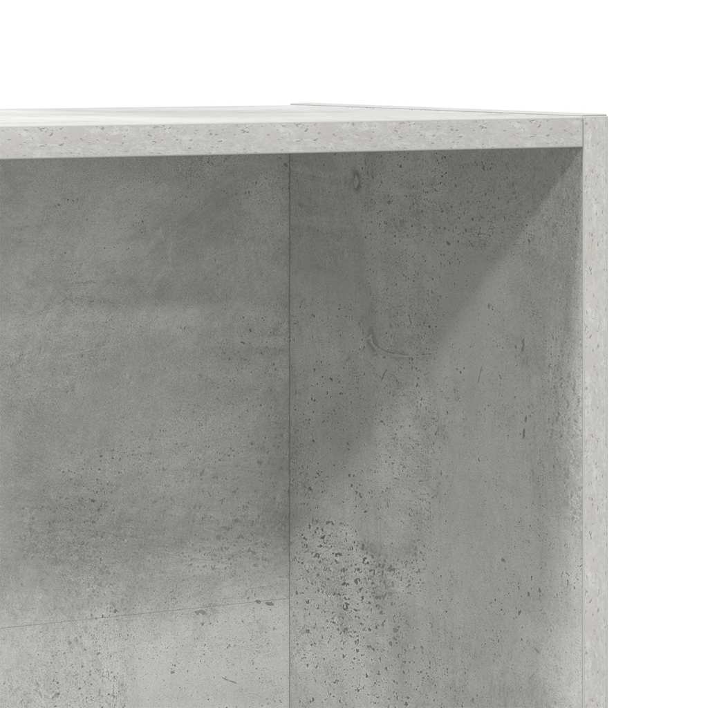 Libreria/Mobile TV Grigio Cemento 36x30x114cm Legno Multistrato | homemem39