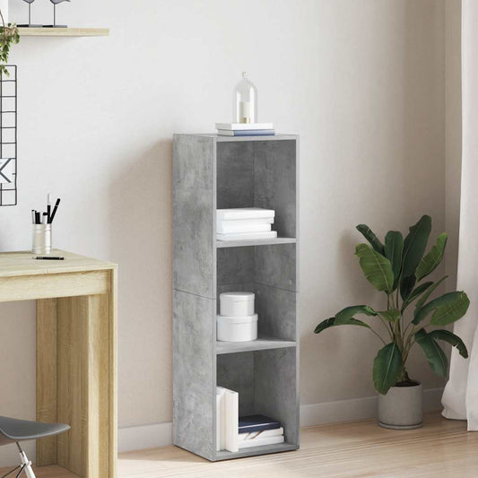 Libreria/Mobile TV Grigio Cemento 36x30x114cm Legno Multistrato | homemem39