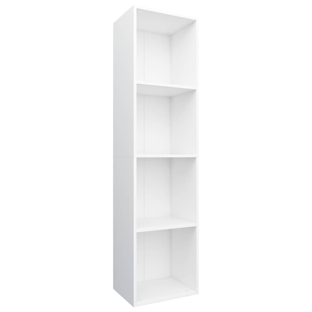 Libreria / Mobile TV Bianco 36x30x143 cm in Legno Multistrato | homemem39