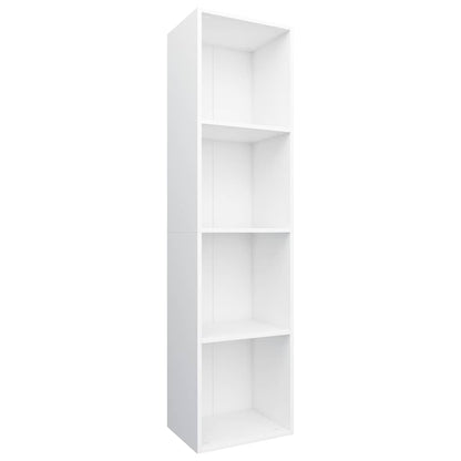 Libreria / Mobile TV Bianco 36x30x143 cm in Legno Multistrato | homemem39