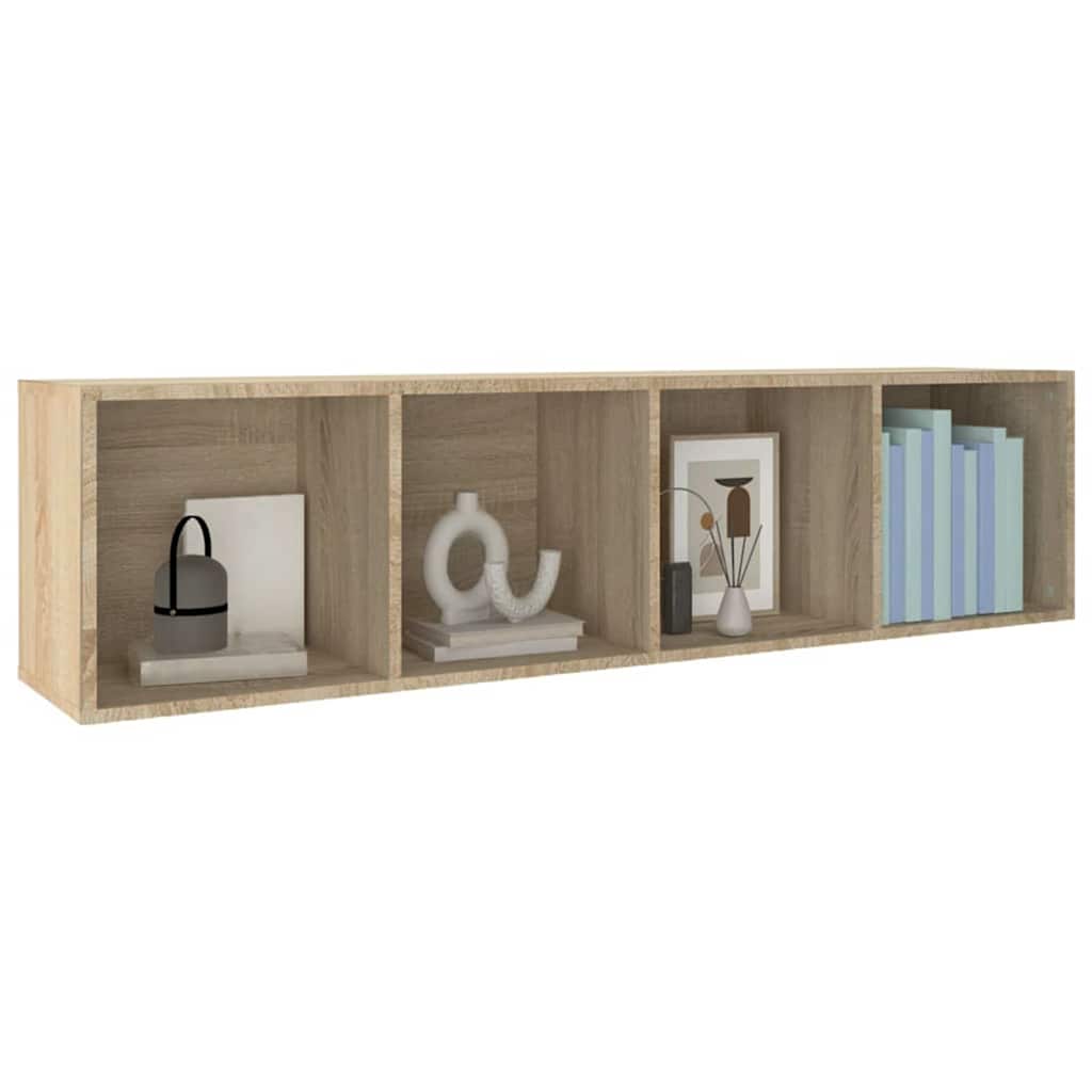 Libreria/Mobile TV Rovere Sonoma 36x30x143 cm Legno Multistrato | homemem39