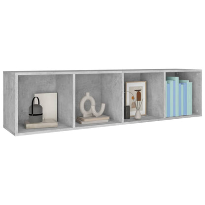 Libreria/Mobile TV Grigio Cemento 36x30x143 cm in Multistrato | homemem39