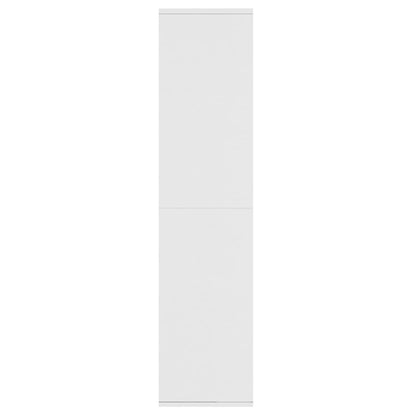 Libreria/Credenza Bianca 66x30x130 cm in Legno Multistrato | homemem39
