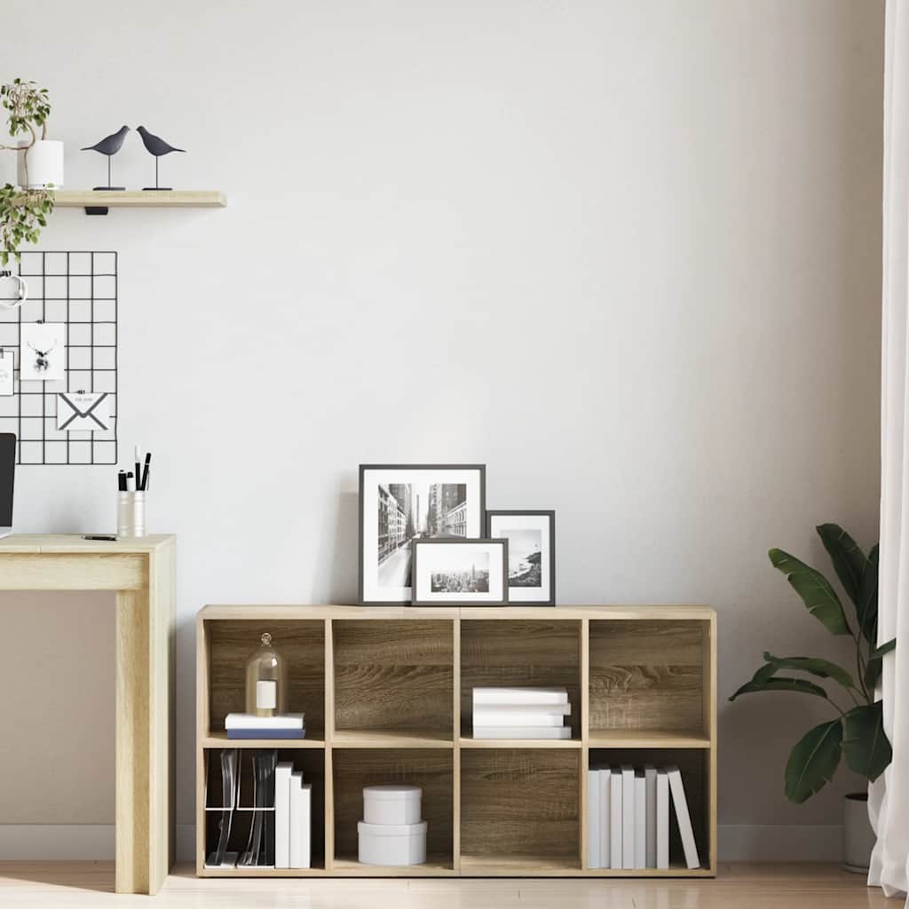 Libreria/Credenza Rovere Sonoma 66x30x130 cm Legno Multistrato